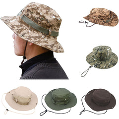Camo Sun Hat Bucket Hat Women Waterproof Boonie Camouflage Summer Fishing Hats Cap Mens Womans Casquette Sombrero Mujer