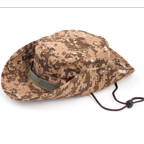 Camo Sun Hat Bucket Hat Women Waterproof Boonie Camouflage Summer Fishing Hats Cap Mens Womans Casquette Sombrero Mujer - Vimost Shop