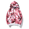 Camouflage Hooded Sweatshirts Fashion Mens Streetwear Hip Hop Skateboard Fleece Hoodies Autumn Casual Camo - Vimost Shop