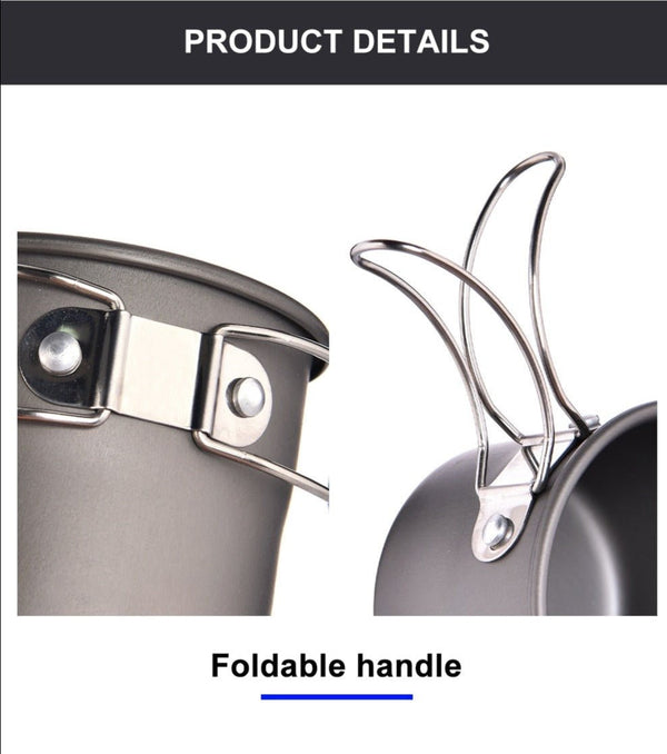 Camping Mug Outdoor Coffee Tea Aluminum Cup Tourism Tableware Picnic Cooking Supplies Equipment Tourist Trekking Hiking - Vimost Shop