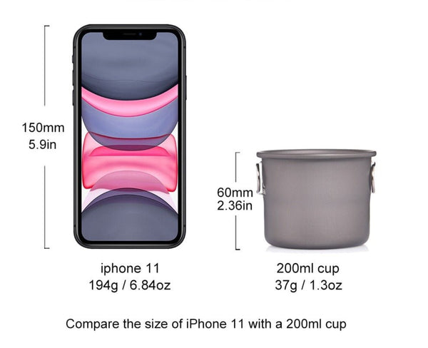 Camping Mug Outdoor Coffee Tea Aluminum Cup Tourism Tableware Picnic Cooking Supplies Equipment Tourist Trekking Hiking - Vimost Shop