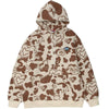 Cartoon Cow Embroidery Color Block Print Hoodie Men Loose Casual Harajuku Cute College Style Pullover Couple Streetwear - Vimost Shop