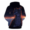 Cartoon kawaii hoodies 3D Printed Cat oversize Mens women's Sweatshirt Pullover Long Sleeve Hooded Sweatshirts Tops - Vimost Shop