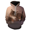 Cartoon kawaii hoodies 3D Printed Cat oversize Mens women's Sweatshirt Pullover Long Sleeve Hooded Sweatshirts Tops - Vimost Shop