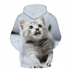 Cartoon kawaii hoodies 3D Printed Cat oversize Mens women's Sweatshirt Pullover Long Sleeve Hooded Sweatshirts Tops - Vimost Shop