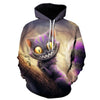 Cartoon kawaii hoodies 3D Printed Cat oversize Mens women's Sweatshirt Pullover Long Sleeve Hooded Sweatshirts Tops - Vimost Shop