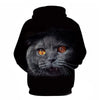 Cartoon kawaii hoodies 3D Printed Cat oversize Mens women's Sweatshirt Pullover Long Sleeve Hooded Sweatshirts Tops - Vimost Shop