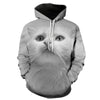 Cartoon kawaii hoodies 3D Printed Cat oversize Mens women's Sweatshirt Pullover Long Sleeve Hooded Sweatshirts Tops - Vimost Shop
