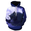 Cartoon kawaii hoodies 3D Printed Cat oversize Mens women's Sweatshirt Pullover Long Sleeve Hooded Sweatshirts Tops - Vimost Shop