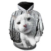 Cartoon kawaii hoodies 3D Printed Cat oversize Mens women's Sweatshirt Pullover Long Sleeve Hooded Sweatshirts Tops - Vimost Shop