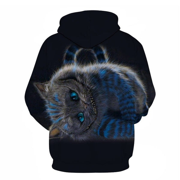 Cartoon kawaii hoodies 3D Printed Cat oversize Mens women's Sweatshirt Pullover Long Sleeve Hooded Sweatshirts Tops - Vimost Shop
