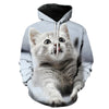 Cartoon kawaii hoodies 3D Printed Cat oversize Mens women's Sweatshirt Pullover Long Sleeve Hooded Sweatshirts Tops - Vimost Shop