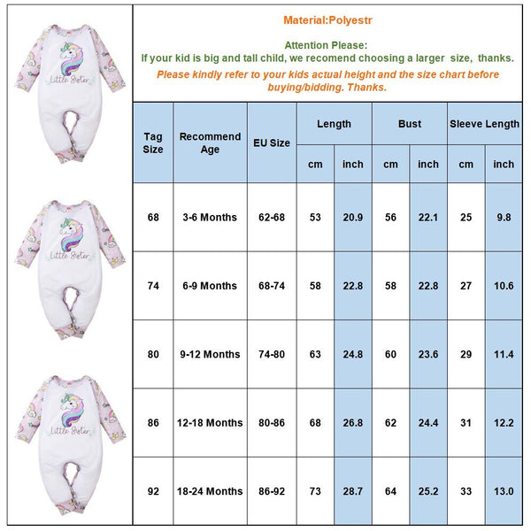 Cartoon Print Kids Girls Romper Autumn Long Sleeve O neck Baby Jumpsuit 2020 Cute Toddler Fall Clothing for Girls D30 - Vimost Shop