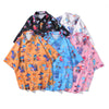 Cartoon Print Shirt Hawaiian Casual Beach Shirts Summer Hip Hop Street Short Sleeve Tops Tees Korean Shirt - Vimost Shop