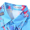 Cartoon Print Shirt Hawaiian Casual Beach Shirts Summer Hip Hop Street Short Sleeve Tops Tees Korean Shirt - Vimost Shop