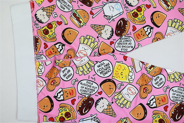 Cartoon Print Yoga Fitness Suits Tank Crop Top High Waist Pants Sportswear Fitness Tracksuit Running Sports Gym Workout Clothes - Vimost Shop