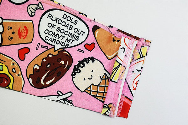 Cartoon Print Yoga Fitness Suits Tank Crop Top High Waist Pants Sportswear Fitness Tracksuit Running Sports Gym Workout Clothes - Vimost Shop