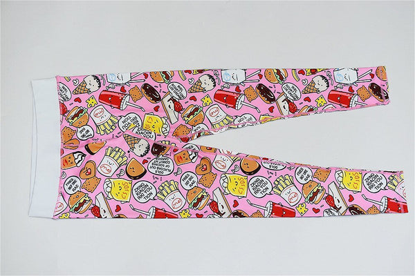 Cartoon Print Yoga Fitness Suits Tank Crop Top High Waist Pants Sportswear Fitness Tracksuit Running Sports Gym Workout Clothes - Vimost Shop