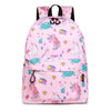 Cartoon Rainbow Unicorn Design Water Repellent Backpack - Vimost Shop
