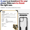 Case for iPhone 12 Mini 5.4 Inch Vanguard Armor Designed Durable Drop Protection Shockproof Phone Case for iPhone 12 Mini - Vimost Shop
