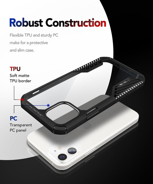 Case for iPhone 12 Mini 5.4 Inch Vanguard Armor Designed Durable Drop Protection Shockproof Phone Case for iPhone 12 Mini - Vimost Shop