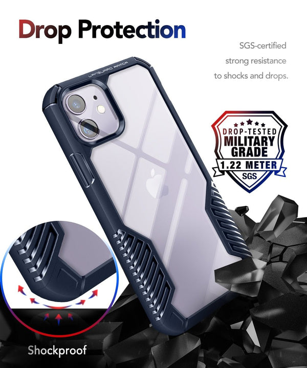 Case for iPhone 12 Pro/12 Case Vanguard Armor Designed Shockproof Drop Protection Cover Case for iPhone 12/12 Pro 6.1Inch - Vimost Shop