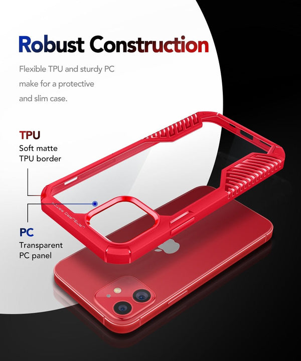 Case for iPhone 12 Pro/12 Case Vanguard Armor Designed Shockproof Drop Protection Cover Case for iPhone 12/12 Pro 6.1Inch - Vimost Shop