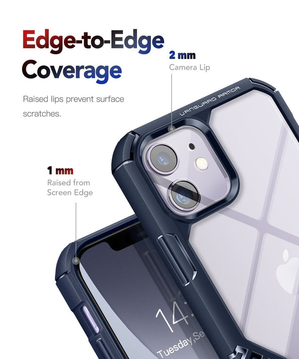 Case for iPhone 12 Pro/12 Case Vanguard Armor Designed Shockproof Drop Protection Cover Case for iPhone 12/12 Pro 6.1Inch - Vimost Shop