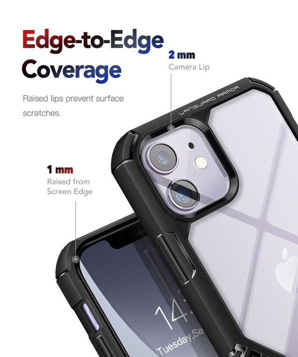 Case for iPhone 12 Pro/12 Case Vanguard Armor Designed Shockproof Drop Protection Cover Case for iPhone 12/12 Pro 6.1Inch - Vimost Shop