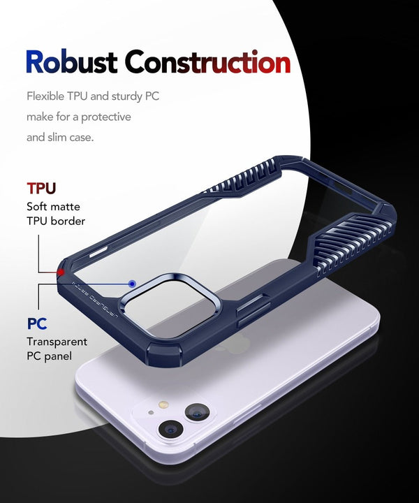Case for iPhone 12 Pro/12 Case Vanguard Armor Designed Shockproof Drop Protection Cover Case for iPhone 12/12 Pro 6.1Inch - Vimost Shop
