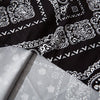 Cashew Flowers Print Shirt Mens Casual Loose Hip Hop Black Tops Long Sleeve Hawaiian Shirt Camisas Korean - Vimost Shop