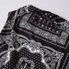 Cashew Flowers Print Shirt Mens Casual Loose Hip Hop Black Tops Long Sleeve Hawaiian Shirt Camisas Korean - Vimost Shop