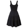 Casual Dresses Women Square Neck Short Dress Sexy Elegant Wide Straps Smocked Tiered Pure Color Pleated Summer Lady A-Line Dress - Vimost Shop