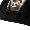 Casual Funny Mona Lisa Smoking Print Yellow Hoodies Tops Hip Hop Sweatshirts Pullover Hooded Streetwear Fleece Hoodie - Vimost Shop