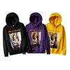 Casual Funny Mona Lisa Smoking Print Yellow Hoodies Tops Hip Hop Sweatshirts Pullover Hooded Streetwear Fleece Hoodie - Vimost Shop