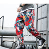 Casual Male Streetwear Harem Pants Men Joggers Elastic Waist Ankle-length Pant Sweatpants Print Beach Pants Loose - Vimost Shop