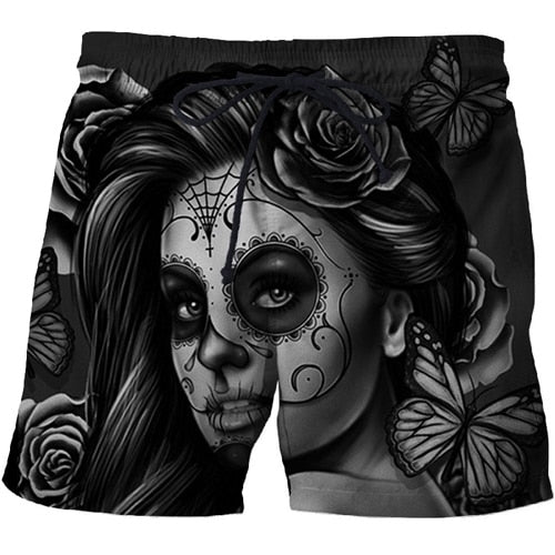 Casual Printed Beach Shorts Masculino Men 3d Streetwear Board Shorts Plage Quick Dry Shorts Funny Swimwear DropShip - Vimost Shop