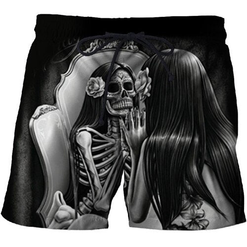 Casual Printed Beach Shorts Masculino Men 3d Streetwear Board Shorts Plage Quick Dry Shorts Funny Swimwear DropShip - Vimost Shop