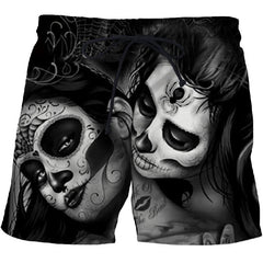 Casual Printed Beach Shorts Masculino Men 3d Streetwear Board Shorts Plage Quick Dry Shorts Funny Swimwear DropShip