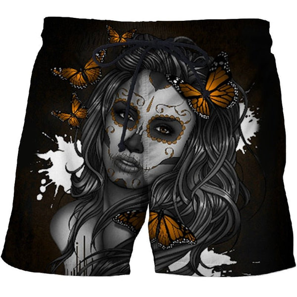 Casual Printed Beach Shorts Masculino Men 3d Streetwear Board Shorts Plage Quick Dry Shorts Funny Swimwear DropShip - Vimost Shop