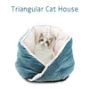 Cat Bed Soft Comfortable Pet Basket Warm Triangular Cat House Puppy Kennel Pet Sleeping Nest Cave for Dogs Cats Pets Supplies - Vimost Shop