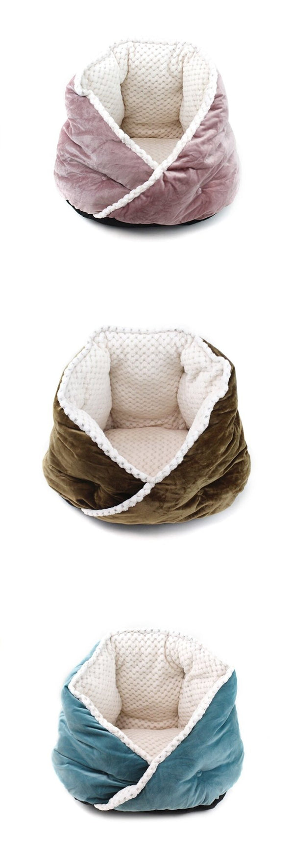 Cat Bed Soft Comfortable Pet Basket Warm Triangular Cat House Puppy Kennel Pet Sleeping Nest Cave for Dogs Cats Pets Supplies - Vimost Shop