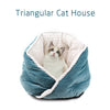 Cat Bed Soft Comfortable Pet Basket Warm Triangular Cat House Puppy Kennel Pet Sleeping Nest Cave for Dogs Cats Pets Supplies - Vimost Shop