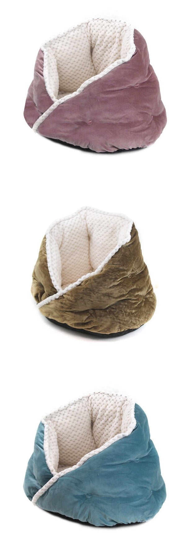 Cat Bed Soft Comfortable Pet Basket Warm Triangular Cat House Puppy Kennel Pet Sleeping Nest Cave for Dogs Cats Pets Supplies - Vimost Shop