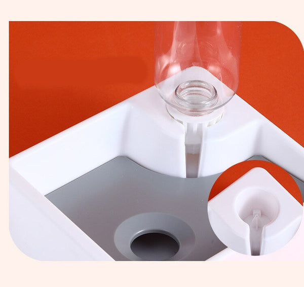 Cat Bowl Dog Water Feeder Bowl Cat Kitten Drinking Fountain Food Dish Pet Bowl Goods Automatic Water Feeder for Cat Dog - Vimost Shop