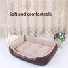 Cat Dog Bed Winter Warm Pet Sofa Waterproof Leather Kennel House Removable Mat For Small Medium Large Dogs Pets Sleeping Beds - Vimost Shop