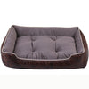 Cat Dog Bed Winter Warm Pet Sofa Waterproof Leather Kennel House Removable Mat For Small Medium Large Dogs Pets Sleeping Beds - Vimost Shop
