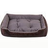 Cat Dog Bed Winter Warm Pet Sofa Waterproof Leather Kennel House Removable Mat For Small Medium Large Dogs Pets Sleeping Beds - Vimost Shop