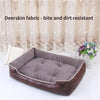 Cat Dog Bed Winter Warm Pet Sofa Waterproof Leather Kennel House Removable Mat For Small Medium Large Dogs Pets Sleeping Beds - Vimost Shop