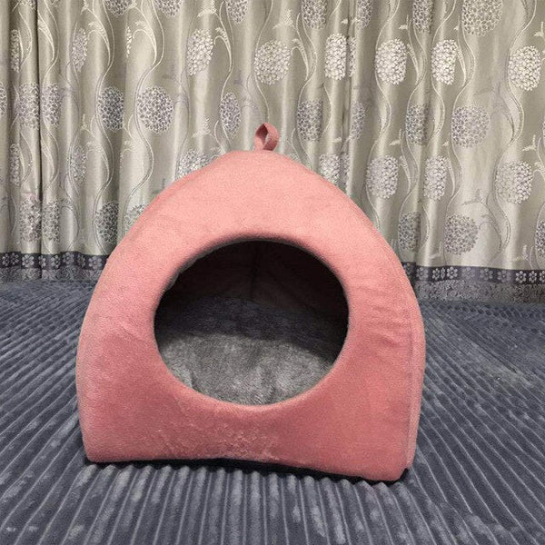 Cat House Nest Warm Mat For Small Dogs Cats Soft Tent Cave Winter Cat Bed Cushion Cartoon Puppy Kennel Pet Sleeping Beds House - Vimost Shop